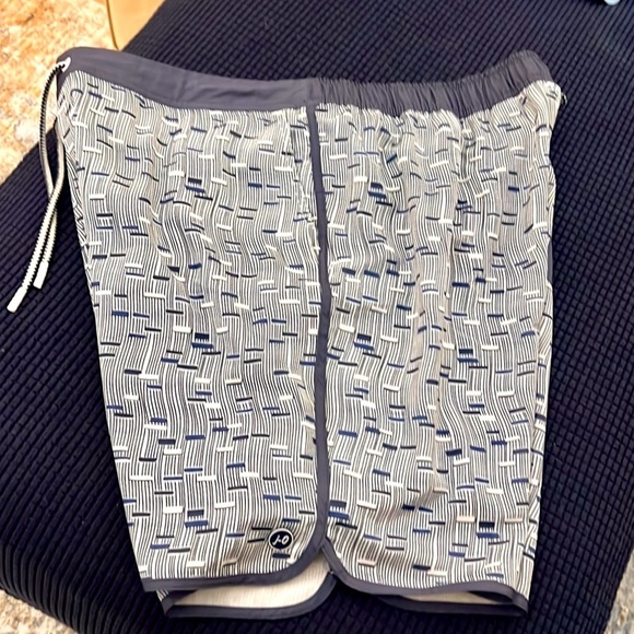 Johnnie-O, Men's XXL,Swimsuit Trunks Shorts Twilight Blue Design,Excellent Cond - Picture 16 of 16